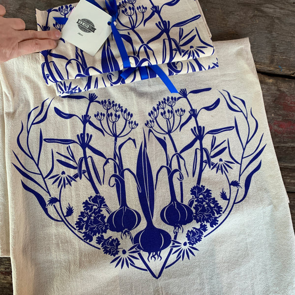 Herb Heart Dishtowel