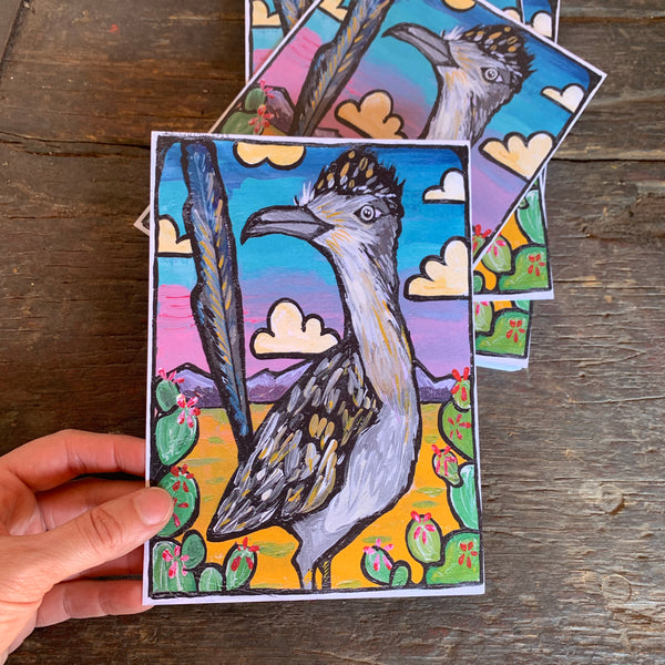 Roadrunner 5x7 NikkiZabicki mini print