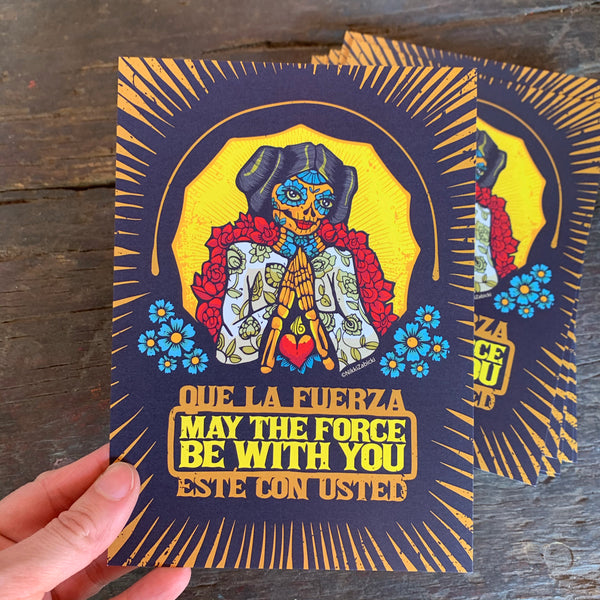 May the Force be with You 5x7 NikkiZabicki mini print