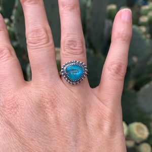Size 5.5 Turquoise Stacker Ring