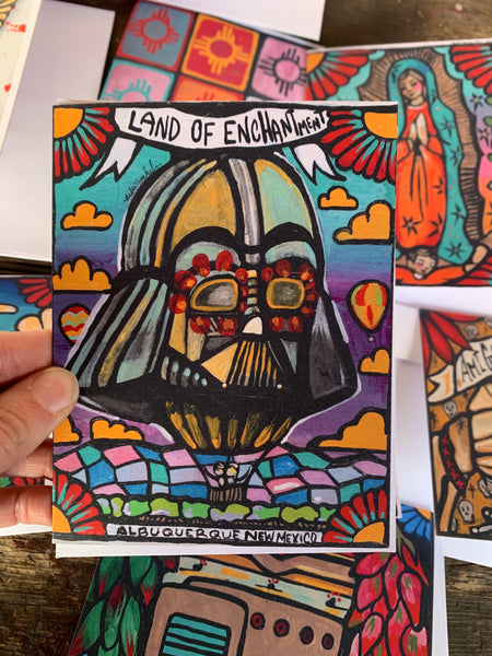 Darth Vader Balloon Greeting Card