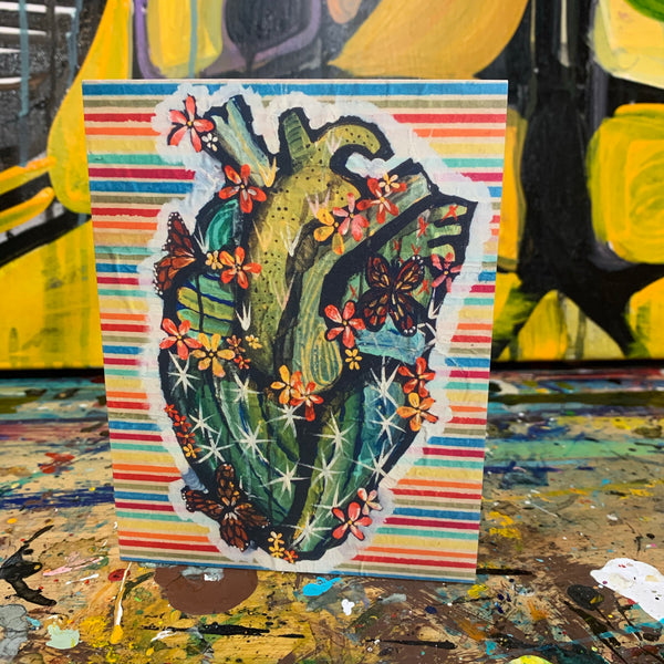 Cactus Heart Greeting Card