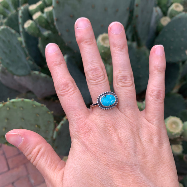 Size 5.5 Turquoise Stacker Ring